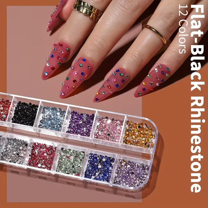 73PCS Nail Art Brushes Set,Nail Art Tools Kit,Nail Supplies with Nail Art Pens,Nail Dotting Tool,Nail Rhinestones,Nail Foil,Dust Brush,Butterfly Nail Art Sequins,Nail Stickers for Nail Art
