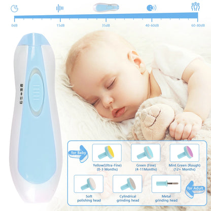 Baby Healthcare and Grooming Kit,20 in 1 Baby Grooming Kit with Baby Nail Trimmer Electric,Baby Hair Brush,Newborn Baby Essentials Must Haves Kit for Infant Boys Girls,Baby Shower