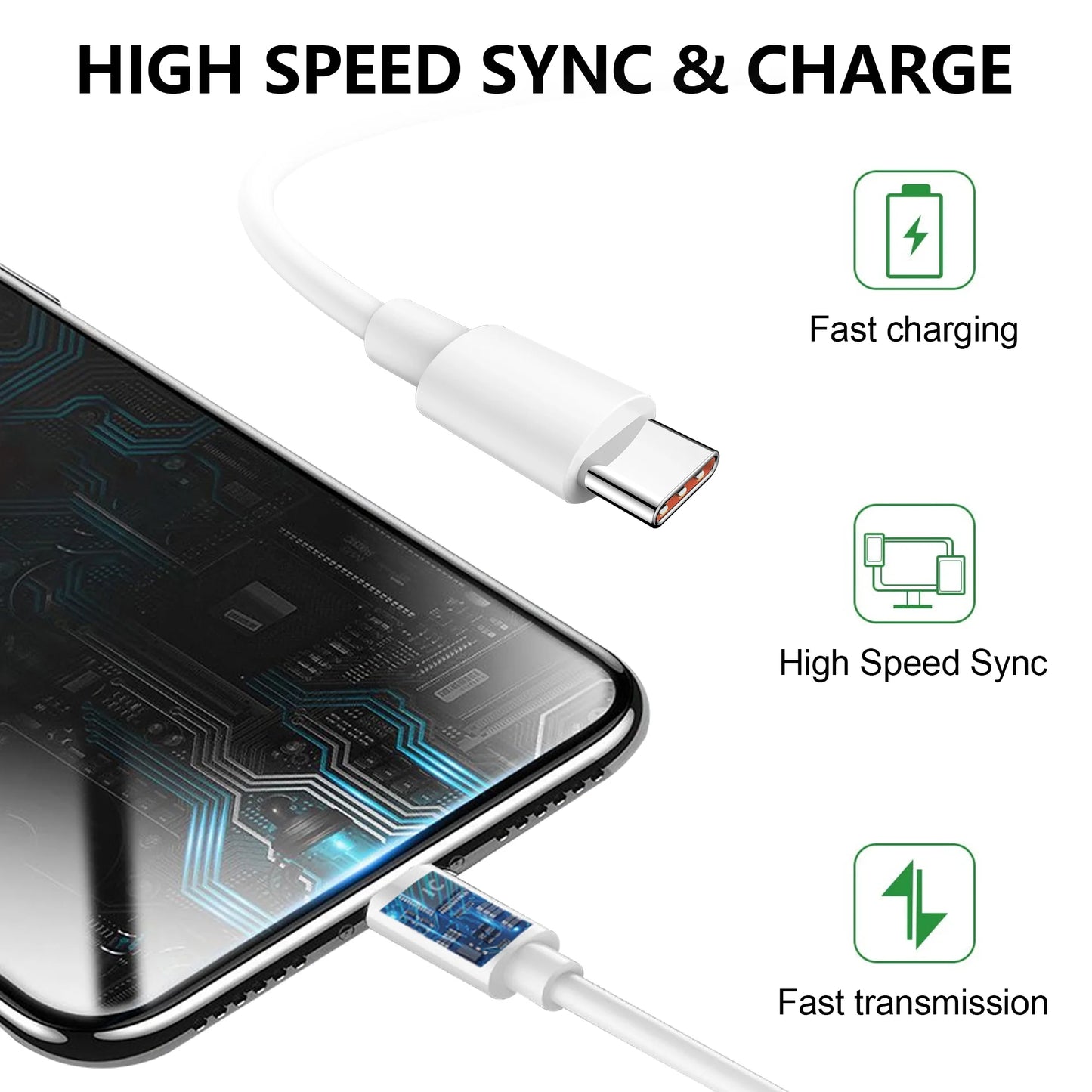 Charger for iPhone 15 Charger Fast Charging 6Ft - 2 Pack 20W USB C Wall Charger Block and Type C to C Cable Compatible with iPhone 15/15 Pro/15 Pro Max, iPad Pro, Air 5/4, iPad 10/Mini 6, Samsung