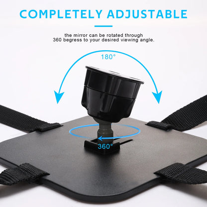Baby Car Mirror for Baby,Seat Safely Monitor Infant Child in Rear Facing Seat, Wide View Shatterproof Adjustable Acrylic 360° for Backseat, Crash Tested and Certified for Safety