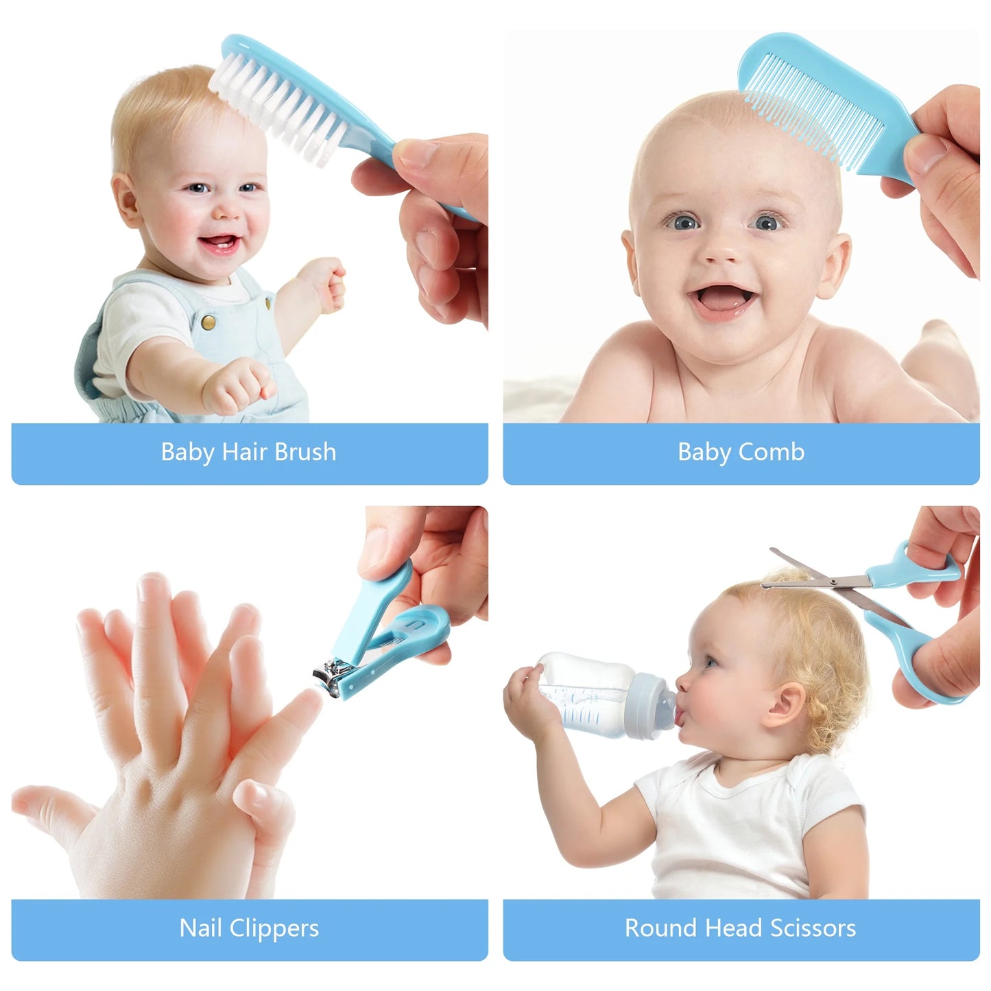 Baby Healthcare and Grooming Kit,20 in 1 Baby Grooming Kit with Baby Nail Trimmer Electric,Baby Hair Brush,Newborn Baby Essentials Must Haves Kit for Infant Boys Girls,Baby Shower
